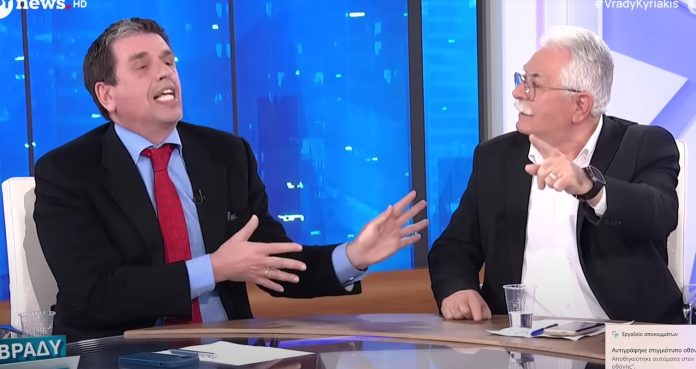 Χαμός με Καιρίδη και Κατσώτη on air: “Θα μας στείλετε φυλακή” – “Θα σας στείλουμε να δουλέψετε” – (VIDEO)