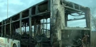 Θεσσαλονίκη: Φωτιά σε λεωφορείο στη Σίνδο, σώοι ο οδηγός και οι επιβάτες