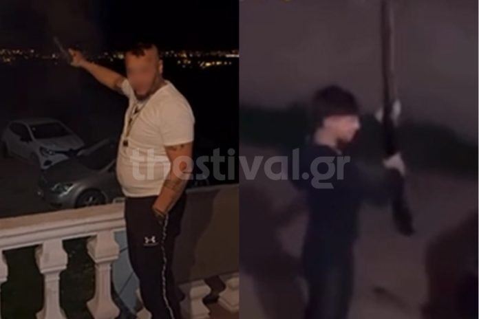 Δείτε βίντεο με τα μέλη σπείρας Ρομά που είχε ρημάξει σπίτια και οχήματα να πυροβολούν στον αέρα για πλάκα