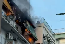 Φωτιά σε διαμέρισμα στου Γκύζη: Μεγάλη κινητοποίηση της Πυροσβεστικής – (VIDEO)
