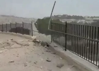 Ιερουσαλήμ: Ζημιές από θραύσματα πυραύλου που εκτόξευσε το Ιράν στην Παλιά Πόλη