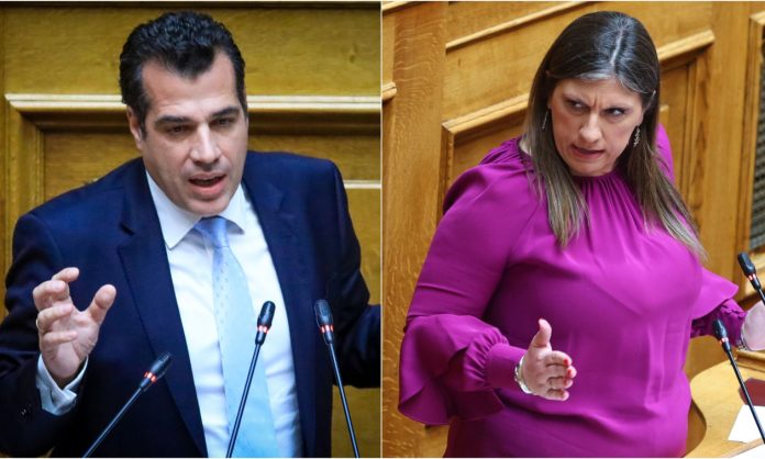 Άγρια κόντρα Πλεύρη – Κωνσταντοπούλου στη Βουλή για τα… πτυχία τους: «Να τα συγκρίνουμε»