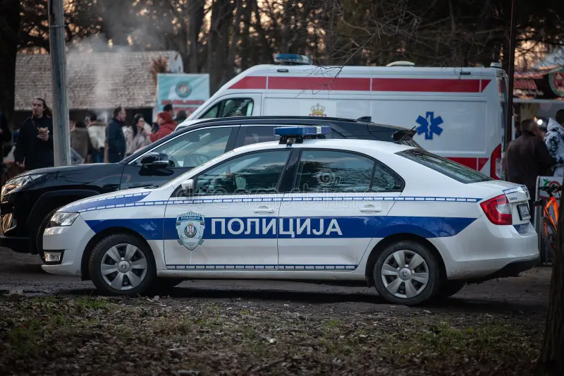 belo-blato-serbia-february-car-serbian-police-marked-policija-parked-belongs-to-photograph-shows-image-focuses-450622861