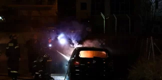 Θεσσαλονίκη: Αυτοκίνητο τυλίχθηκε στις φλόγες εν κινήσει τα ξημερώματα