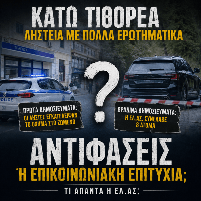 Κάτω Τιθορέα: Ερωτήματα για το αφήγημα της «άμεσης επιτυχίας» της ΕΛ.ΑΣ.