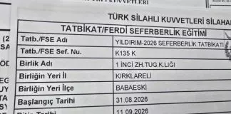 Διεξαγωγή άσκησης επιστράτευσης στην Τουρκία
