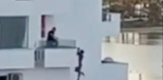 Βίντεο σοκ: 29χρονος έπεσε από τον 7ο όροφο κτιρίου στην Ίμπιζα