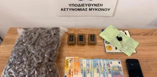 Διακινητής ναρκωτικών συνελήφθη την ώρα που προσπαθούσε να εγκαταλείψει την Μύκονο με πλοίο