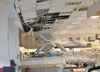 Ημαθία: Τμήμα οροφής κατέρρευσε σε σούπερ μάρκετ – Τι καταγγέλλει το Σωματείο Εργαζομένων