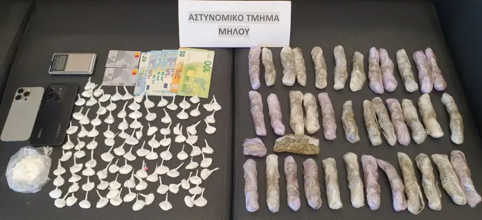 Συνελήφθη στη Μήλο 24χρονος για διακίνηση ναρκωτικών