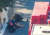 Κάλυμνος: Πάλι τα ίδια!!! Εξαντλημένοι πυροσβέστες ξάπλωσαν στο δρόμο μετά την ολονύχτια μάχη με τις φλόγες