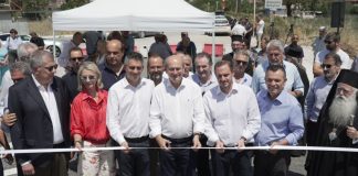 Θεσσαλία: Εγκαινιάσθηκε η νέα γέφυρα του Αλμυρού από τους Χατζηδάκη – Δήμα