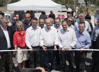 Θεσσαλία: Εγκαινιάσθηκε η νέα γέφυρα του Αλμυρού από τους Χατζηδάκη – Δήμα
