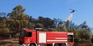 Φωτιά σε προαύλιο χώρο εργοστασίου στη Ριτσώνα Ευβοίας