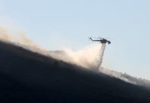 Φωτιά στην Οινόη: Μήνυμα από το 112 – Ενισχύθηκαν οι επίγειες και εναέριες δυνάμεις