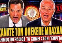 Δημοσιογράφος τα χώνει στον Άδωνη-Σπυρίδωνα και άρχισε να σκούζει: «Κάνατε τον ΟΠΕΚΕΠΕ ένα μπάχαλο»-(VIDEO)