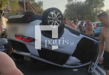Κρήτη: Μεθυσμένος οδηγός πήρε σβάρνα σταθμευμένα αυτοκίνητα πριν τουμπάρει στη μέση του δρόμου