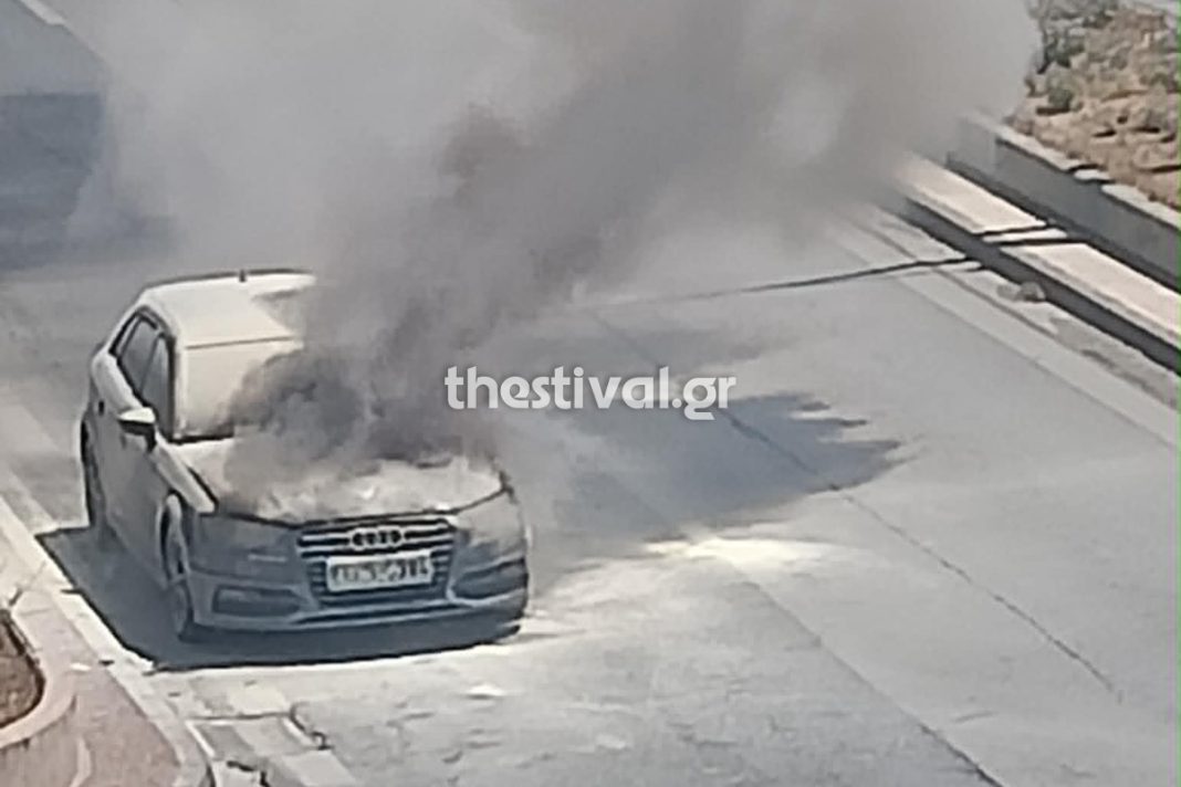 ixfotia Θεσσαλονίκη: “Λαμπάδιασε” ΙΧ αυτοκίνητο στη Μοναστηρίου – Δείτε βίντεο