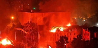 Μαζική πυραυλική επίθεση της Ρωσίας στο Κίεβο