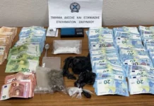 Σύλληψη 30χρονου για διακίνηση ναρκωτικών στον Λαγανά, κατασχέθηκαν κοκαΐνη, κάνναβη και μετρητά