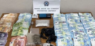 Σύλληψη 30χρονου για διακίνηση ναρκωτικών στον Λαγανά, κατασχέθηκαν κοκαΐνη, κάνναβη και μετρητά