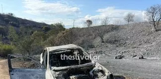 Πύρινος εφιάλτης στο Ωραιόκαστρο: Αυτό είναι το όχημα του 76χρονου από το οποίο ξεκίνησε η μεγάλη φωτιά – Δείτε βίντεο