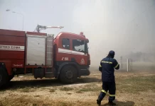 Φωτιά στον Πύργο Ηλείας – Μήνυμα του 112 για ετοιμότητα