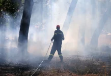Πυρκαγιές: Τραυματίας πυροσβέστης στην Άνδρο, με ελαφρά εγκαύματα 71χρονος στο Ρέθυμνο