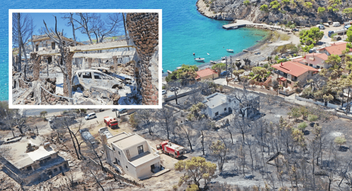 Εμπρηστικός μηχανισμός στη Σαλαμίνα