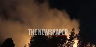 Βόλος: Μάχη με τις φλόγες δίπλα στο Αρχαίο Θέατρο