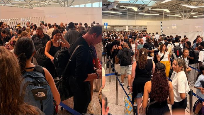 Ουρές, καθυστερήσεις και χαμένες πτήσεις: «Εφιάλτης» στα αεροδρόμια με το νέο σύστημα της ΕΕ – Έως 2 ώρες αναμονή, χάος και στο «Ελ. Βενιζέλος»