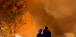Μεγάλη δασική πυρκαγιά στα Τίρανα – Καίει ανεξέλεγκτη σε 38 χιλιόμετρα
