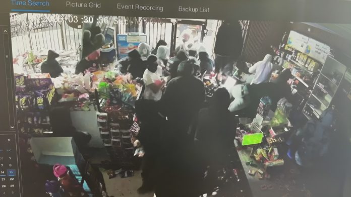 Καλιφόρνια: Κουκουλοφόροι λεηλάτησαν οικογενειακό κατάστημα μέσα σε δύο λεπτά – Το χάος των παράνομων «street…