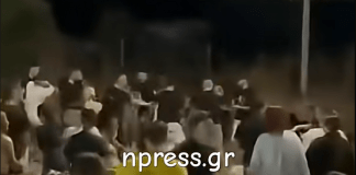 Άγριο ξύλο μετά μουσικής σε πανηγύρι στο Αντίρριο – (VIDEO)