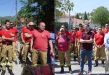 Εποχικοί Πυροσβέστες: Συγκέντρωση διαμαρτυρίας στην Τρίπολη – Με μαύρα περιβραχιόνια στη μνήμη των συναδέλφων τους (photos/ videos)