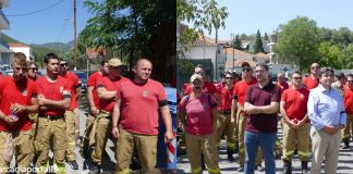 Εποχικοί Πυροσβέστες: Συγκέντρωση διαμαρτυρίας στην Τρίπολη – Με μαύρα περιβραχιόνια στη μνήμη των συναδέλφων τους (photos/ videos)