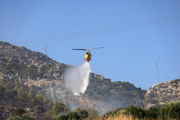 Υπό έλεγχο η φωτιά στο Ξηρόμερο Αιτωλοακαρνανίας
