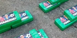 Ο Έρλινγκ Χάαλαντ σε πακέτα κοκαΐνης: 469 κιλά ναρκωτικών κατασχέθηκαν στο Εκουαδόρ