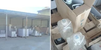 AAΔE: Εντοπίστηκαν 4 τόνοι λαθραίων ποτών και 700 φιάλες με αέριο γέλιου στο Ηράκλειο