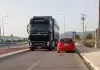 Ιωάννινα: Νταλίκα μπήκε ανάποδα σε δρόμο