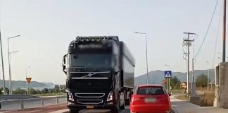 Ιωάννινα: Νταλίκα μπήκε ανάποδα σε δρόμο