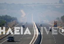 Φωτιά στο Τραγανό Ηλείας: Κλειστή η Ολυμπία Οδός στο ρεύμα προς Πύργο