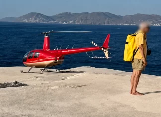 Δήμας: Το ελικόπτερο είχε άδεια να προσγειωθεί στο ελικοδρόμιο του νησιού στις Αλυκές και όχι στο Σαρακήνικο
