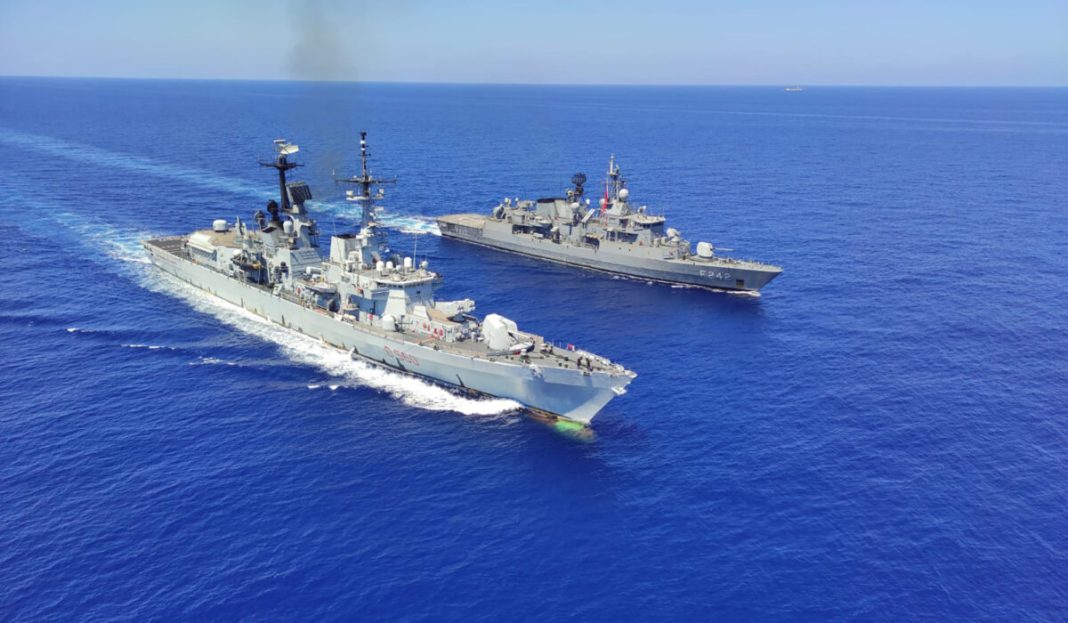 Turkey Italy Maritime Exercise Μετά τα «θαλάσσια πάρκα» τι; Η Αθήνα ανησυχεί για τις επόμενες κινήσεις του Ερντογάν στο Αιγαίο
