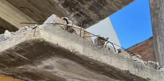 Ηράκλειο: Κατέρρευσε μπαλκόνι από τον 4ο όροφο