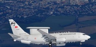 Aποστολή-μυστήριο τουρκικού αεροσκάφους AWACS Ε-7Τ με οπλισμένα F-16 ÖZGÜR νότια της Κύπρου