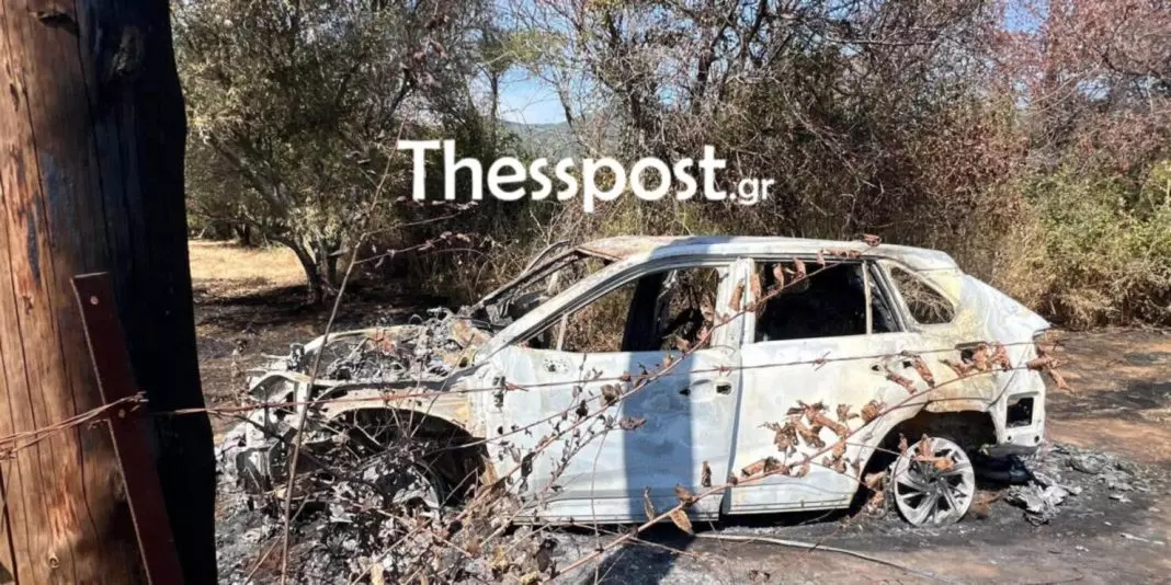 Απόδραση βαρυποινίτη στις Σέρρες: Βρέθηκε καμένο και δεύτερο Ι.Χ. των συνεργών του (Video)