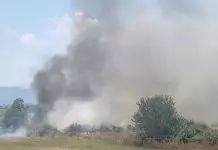 Φωτιά τώρα στη Δυτική Λέσβο σε αγροτοδασική έκταση – 8 εναέρια στη μάχη