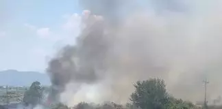 Φωτιά τώρα στη Δυτική Λέσβο σε αγροτοδασική έκταση – 8 εναέρια στη μάχη