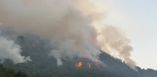 Ανεξέλεγκτη η φωτιά στην περιοχή της Τραπεζίτσας στην Κόνιτσα: Πάνω από 150 πυροσβέστες στη μάχη με τις φλόγες Ανεξέλεγκτη η φωτιά στην περιοχή της Τραπεζίτσας στην Κόνιτσα: Πάνω από 150 πυροσβέστες στη μάχη με τις φλόγες
